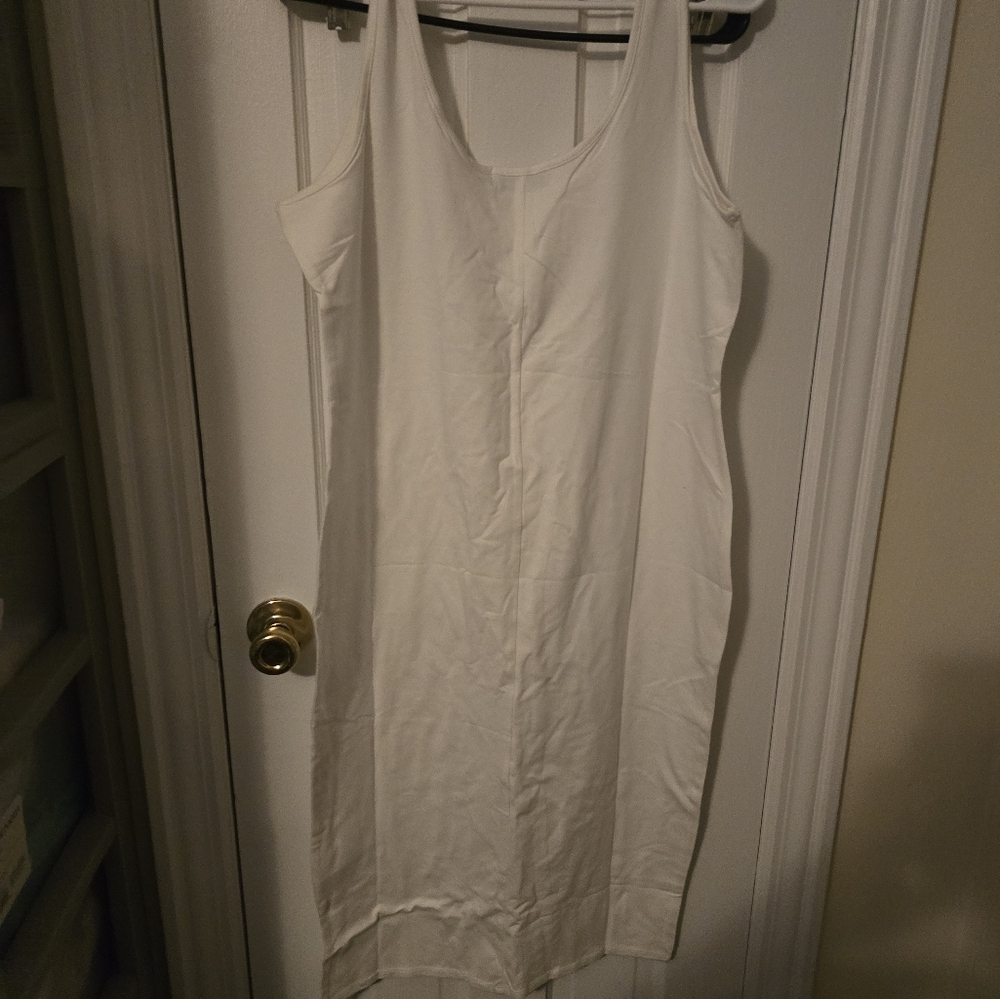 White Tank Top Dress